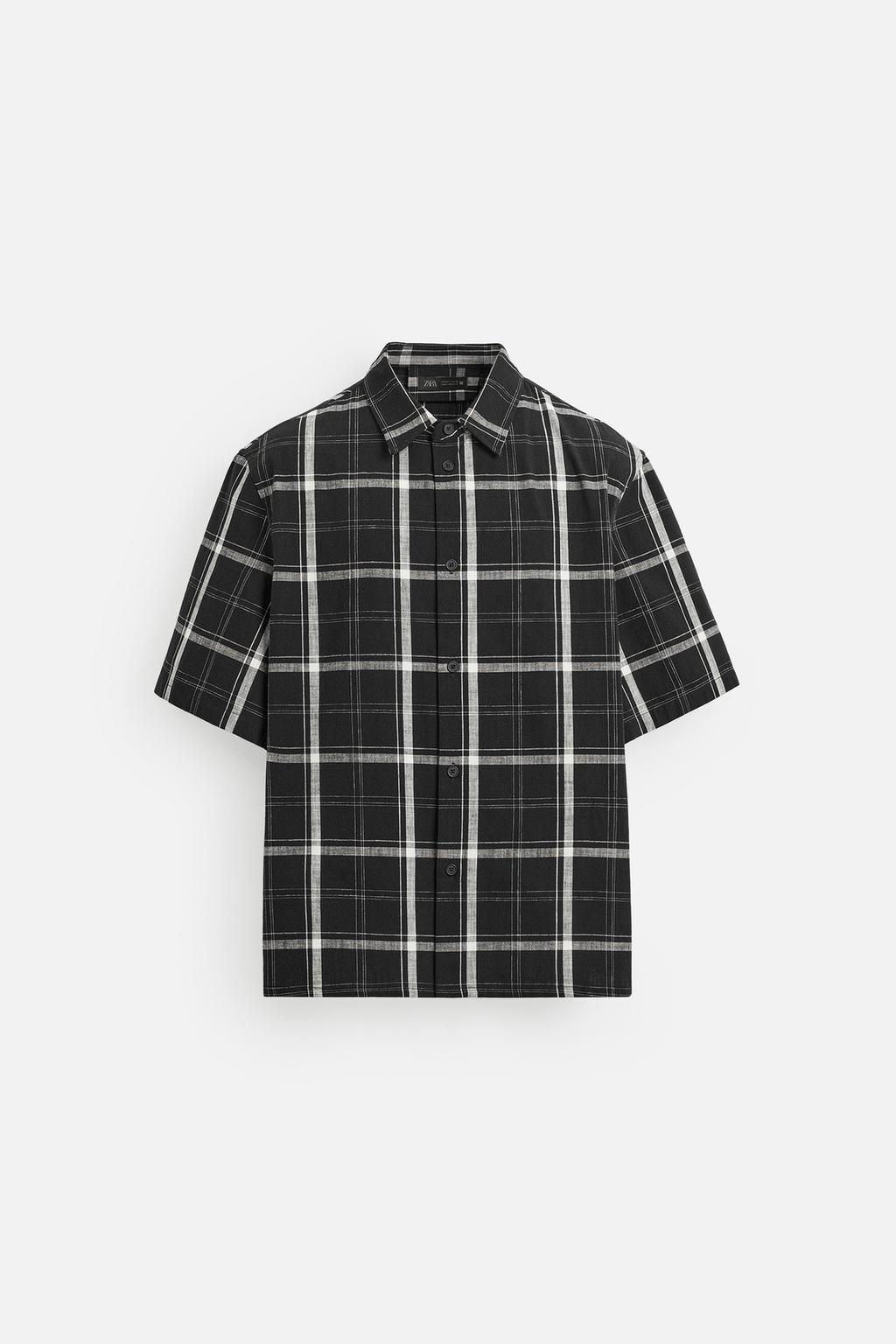 РУБАШКА RELAXED FIT В КЛЕТКУ