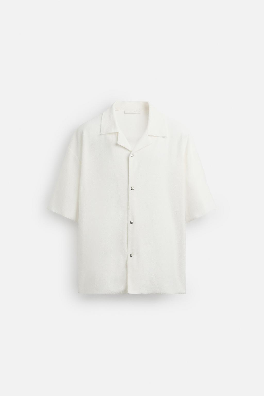 РУБАШКА RELAXED FIT С ТЕКСТУРОЙ