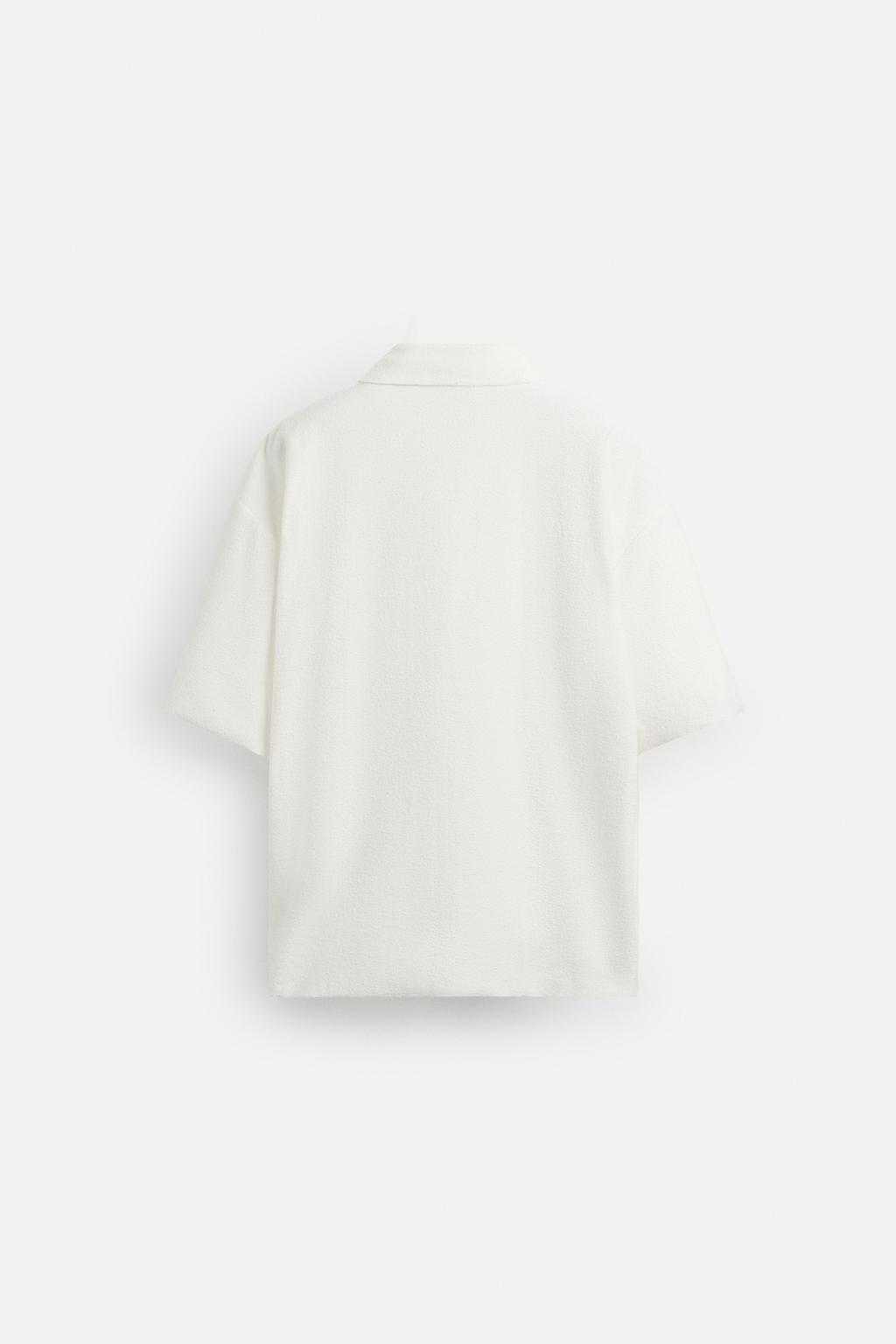 РУБАШКА RELAXED FIT С ТЕКСТУРОЙ