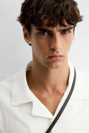 Рубашка RELAXED FIT с текстурой- Заказать в России