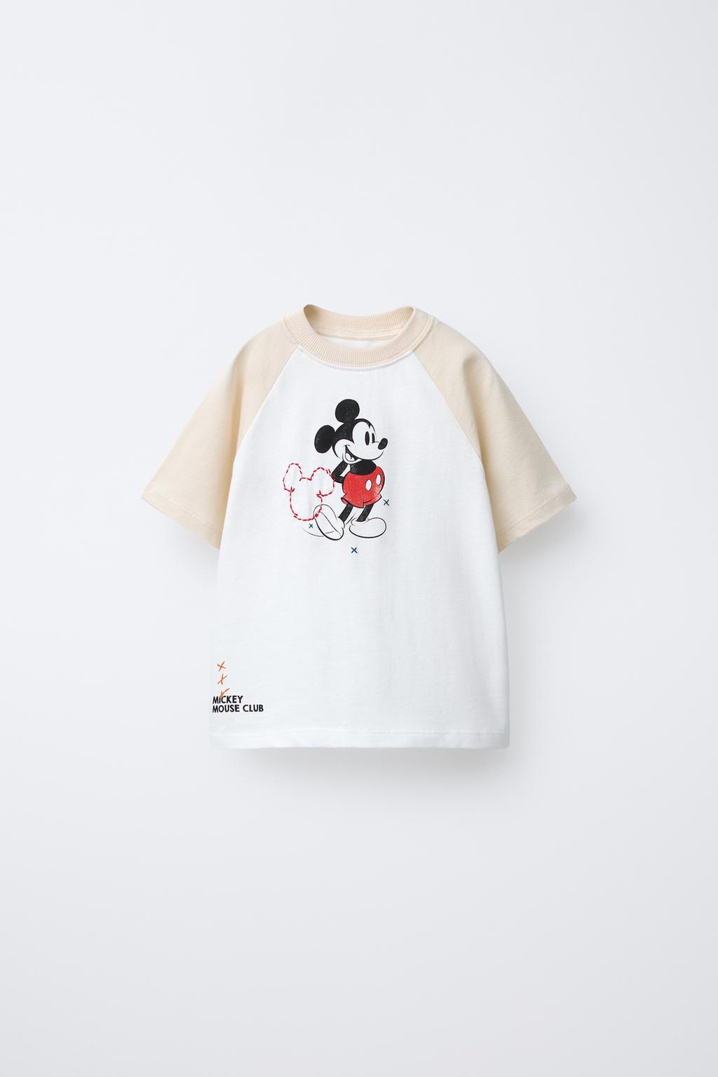 ФУТБОЛКА С РУКАВАМИ РЕГЛАН И ПРИНТОМ MICKEY MOUSE © DISNEY