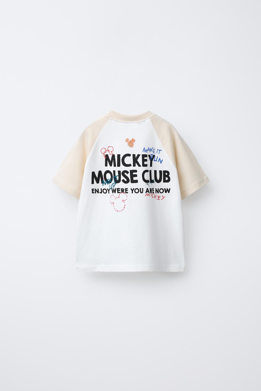 ФУТБОЛКА С РУКАВАМИ РЕГЛАН И ПРИНТОМ MICKEY MOUSE © DISNEY
