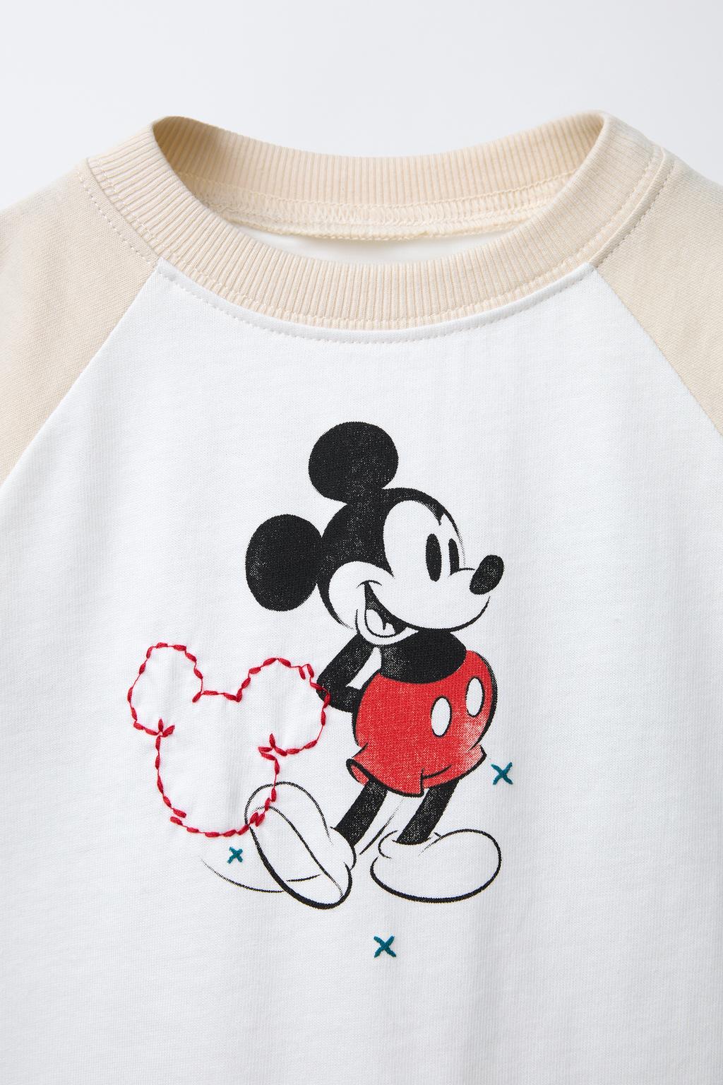 ФУТБОЛКА С РУКАВАМИ РЕГЛАН И ПРИНТОМ MICKEY MOUSE © DISNEY