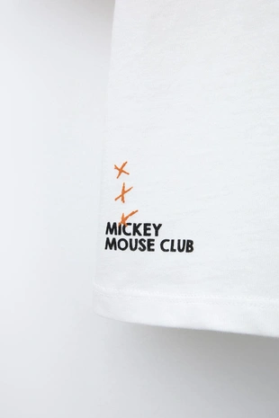 Футболка с рукавами реглан и принтом MICKEY MOUSE © DISNEY- Заказать в России