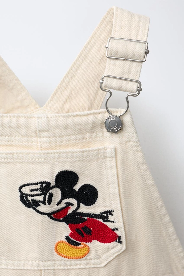 Короткий комбинезон из твила с вышивкой mickey mouse © disney