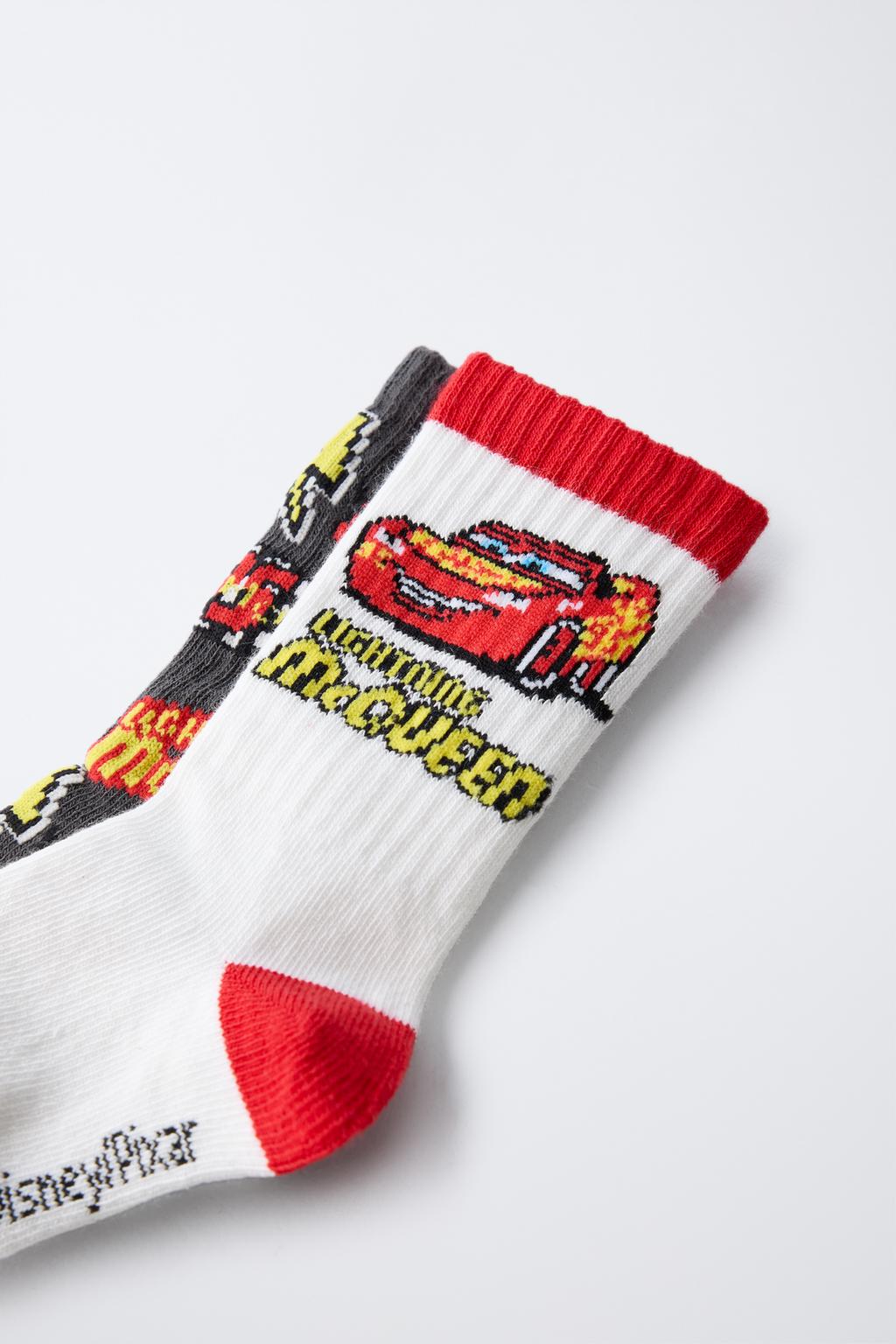 Набор из двух пар длинных носков с принтом rayo mcqueen © disney