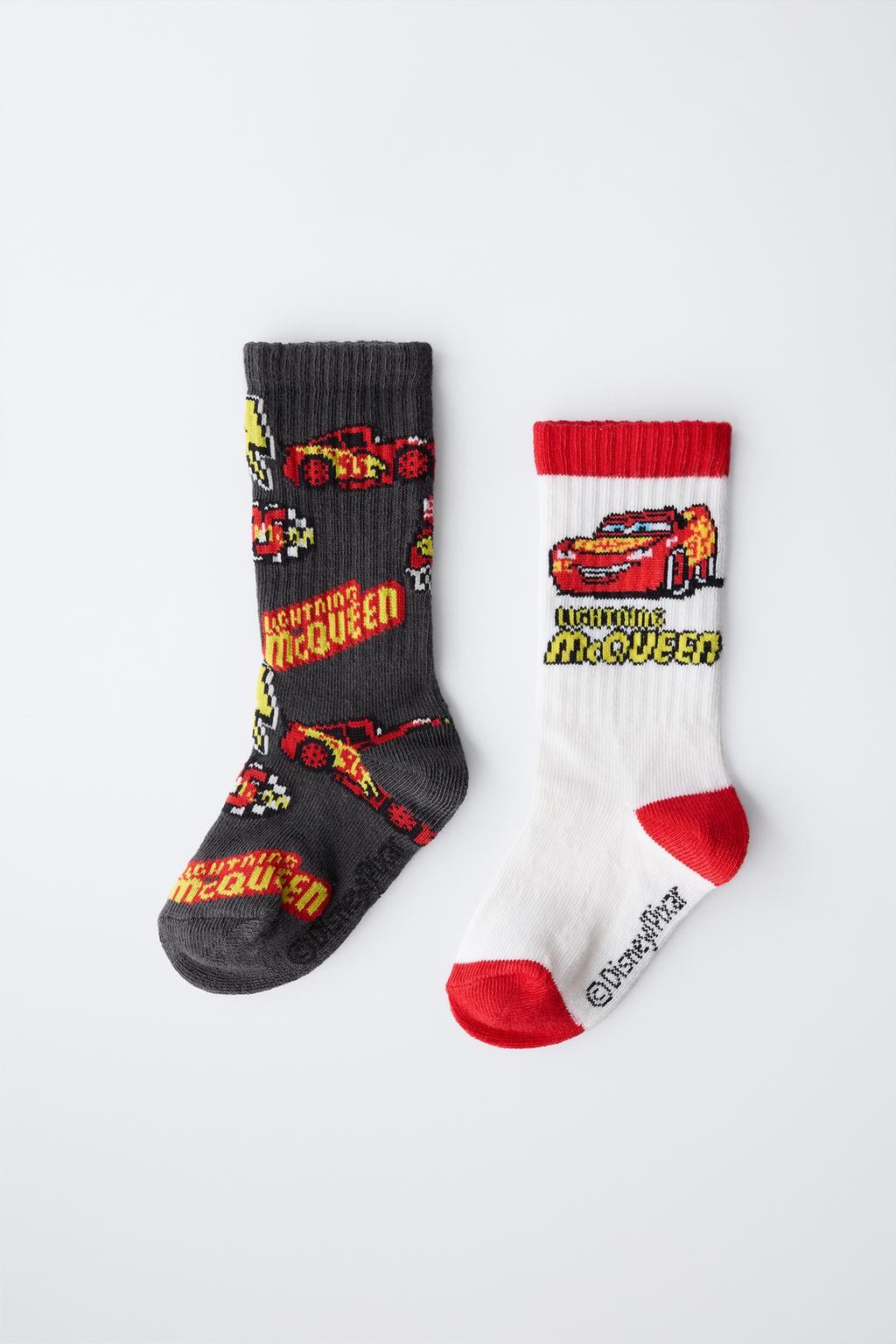 Набор из двух пар длинных носков с принтом rayo mcqueen © disney