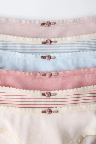 Купить Zara 6–14 лет/ набор из шести трусов с цветочным принтом