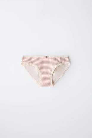 Multicoloured | 8501/559/330 - Zara 6–14 лет/ набор из шести трусов с цветочным принтом