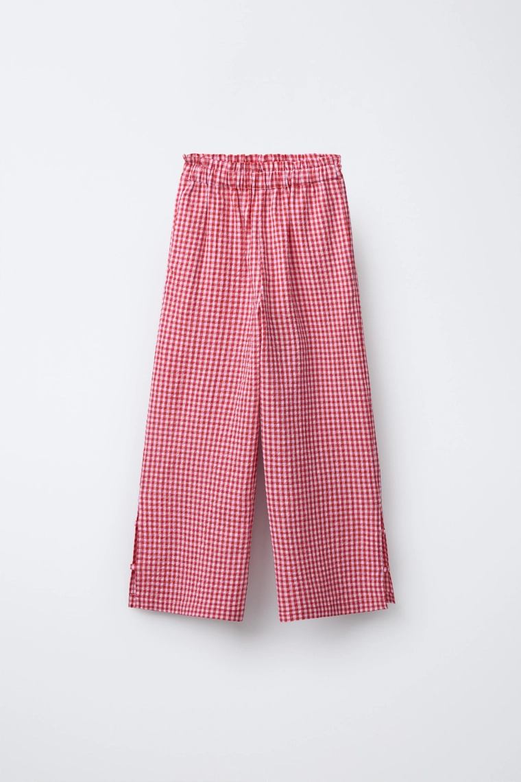 Брюки в клетку gingham