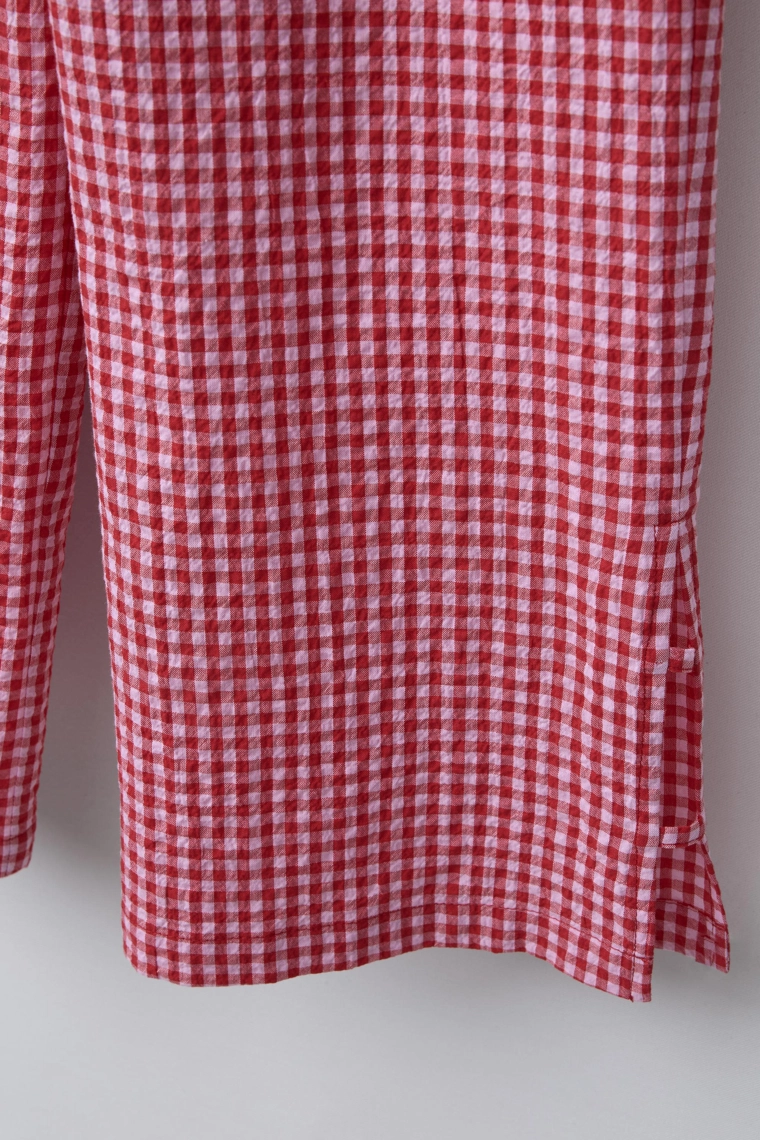Брюки в клетку gingham