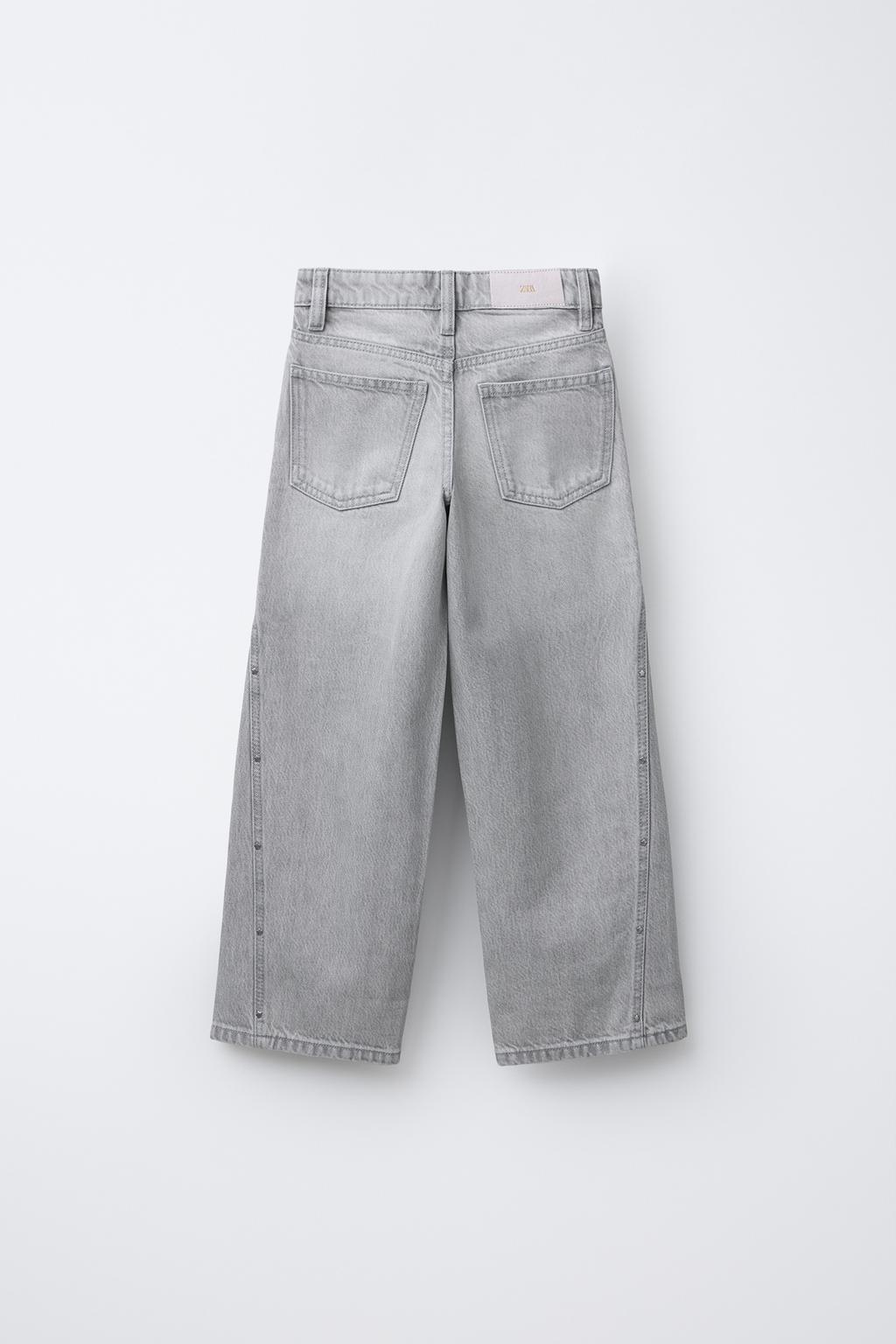 ДЖИНСЫ WIDE LEG СО ЗВЕЗДАМИ