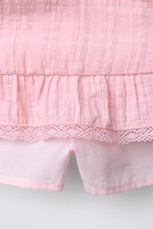 Юбка-шорты с кружевом