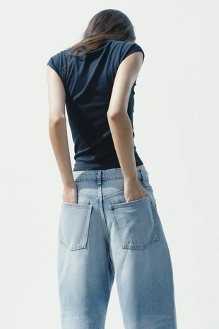 Футболка из хлопка и модала- Заказать в России