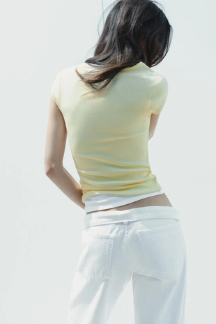 Футболка из хлопка и модала- Заказать в России