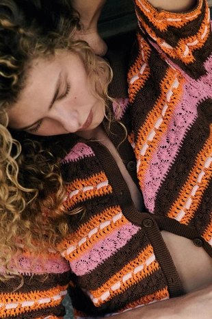 Жаккардовый топ поло- Заказать в России