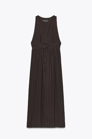 Длинный жилет в полоску- Заказать в России