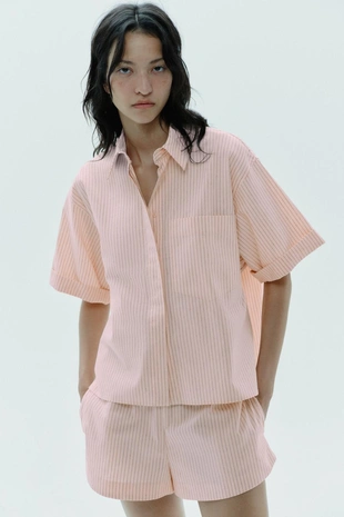 Мини-шорты в полоску- Заказать в России