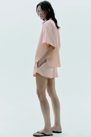 Мини-шорты в полоску- Заказать в России