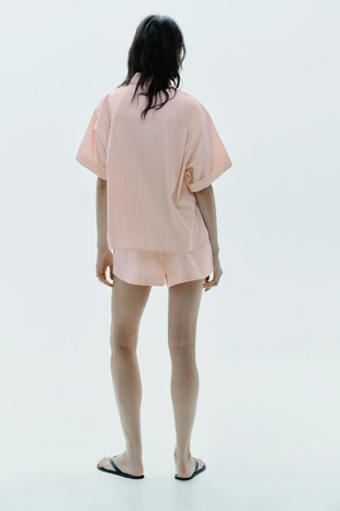 Мини-шорты в полоску- Заказать в России