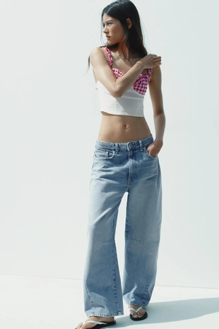 Корсетный топ в клетку виши- Заказать в России