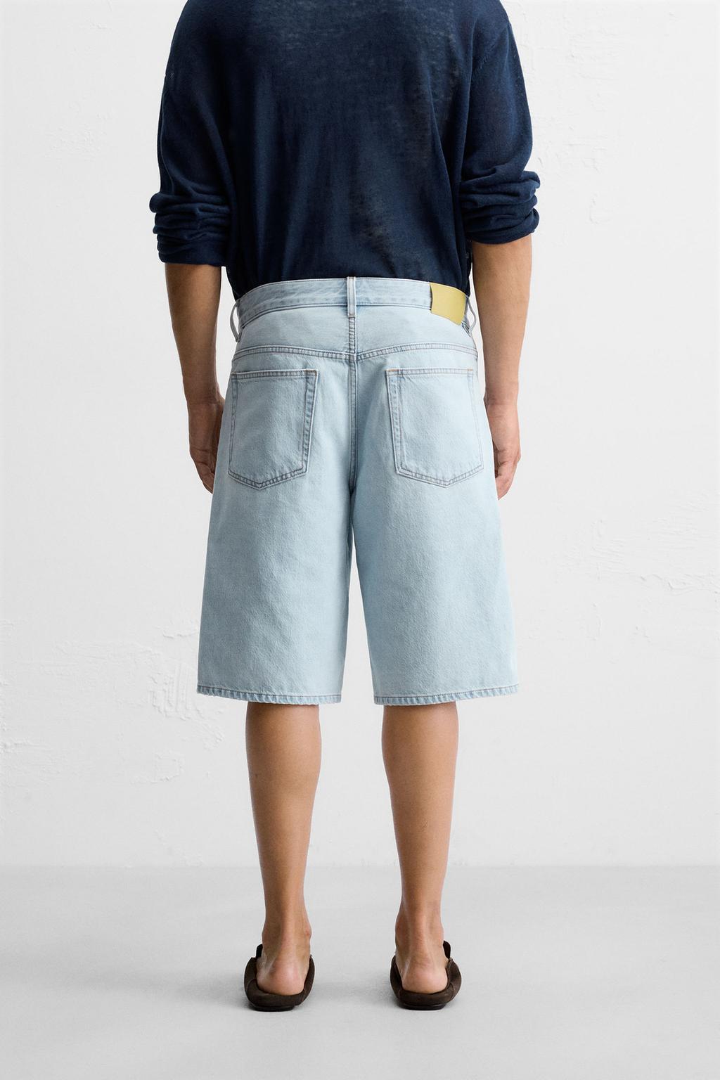 ДЖИНСОВЫЕ ШОРТЫ-БЕРМУДЫ BAGGY FIT