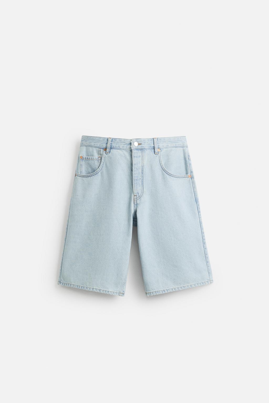 ДЖИНСОВЫЕ ШОРТЫ-БЕРМУДЫ BAGGY FIT