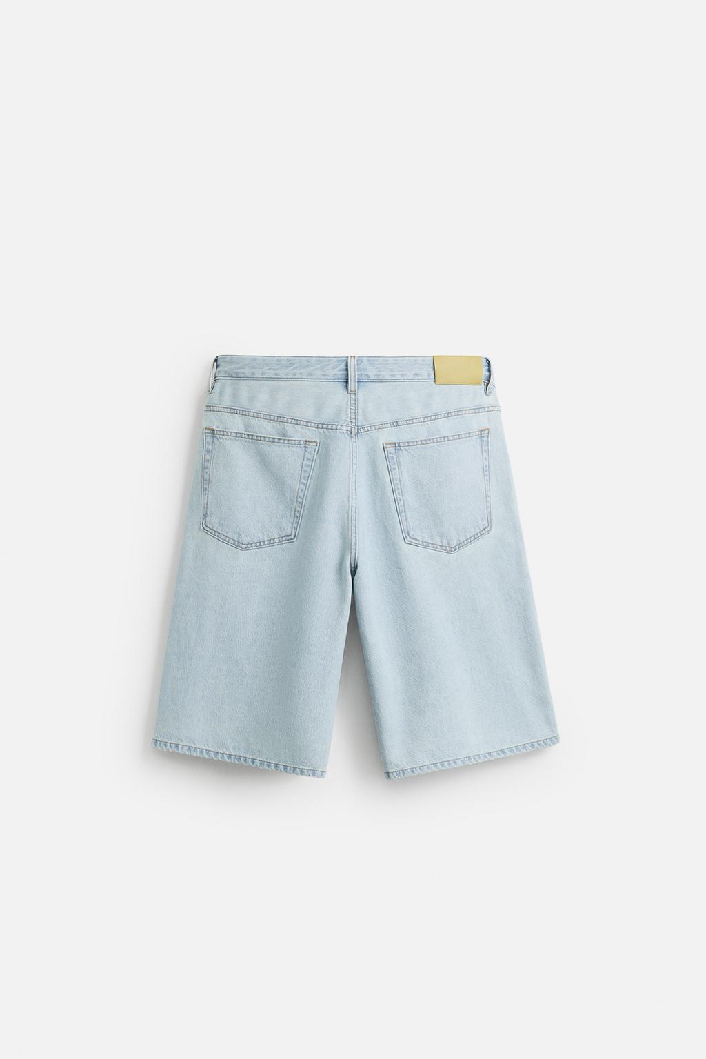 ДЖИНСОВЫЕ ШОРТЫ-БЕРМУДЫ BAGGY FIT