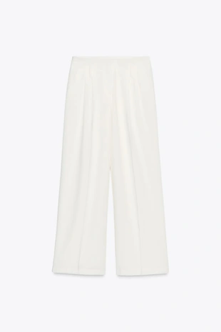 Широкие брюки с защипами- Заказать в России