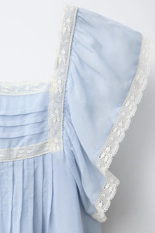 Платье с кружевной отделкой- Заказать в России