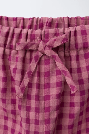 Прямые брюки в клетку виши- Заказать в России