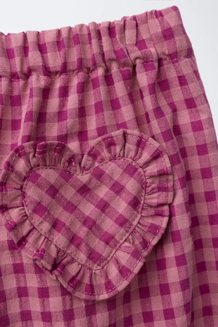 Прямые брюки в клетку виши- Заказать в России