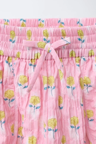 Брюки-кюлоты с цветочным принтом - Заказать в России