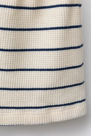 Вафельные бермуды в полоску- Заказать в России