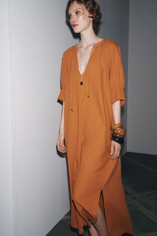 Платье-туника из льна ZW COLLECTION- Заказать в России