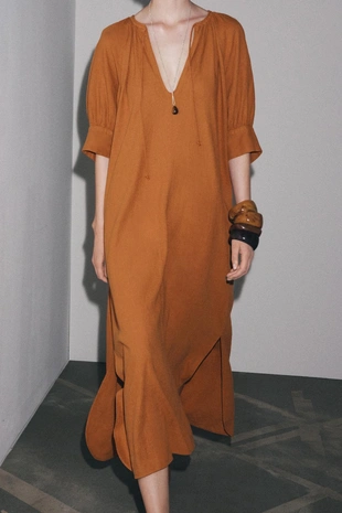 Платье-туника из льна ZW COLLECTION- Заказать в России