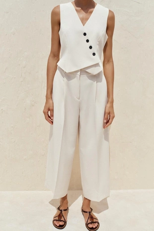 Широкий комбинезон-жилет- Заказать в России