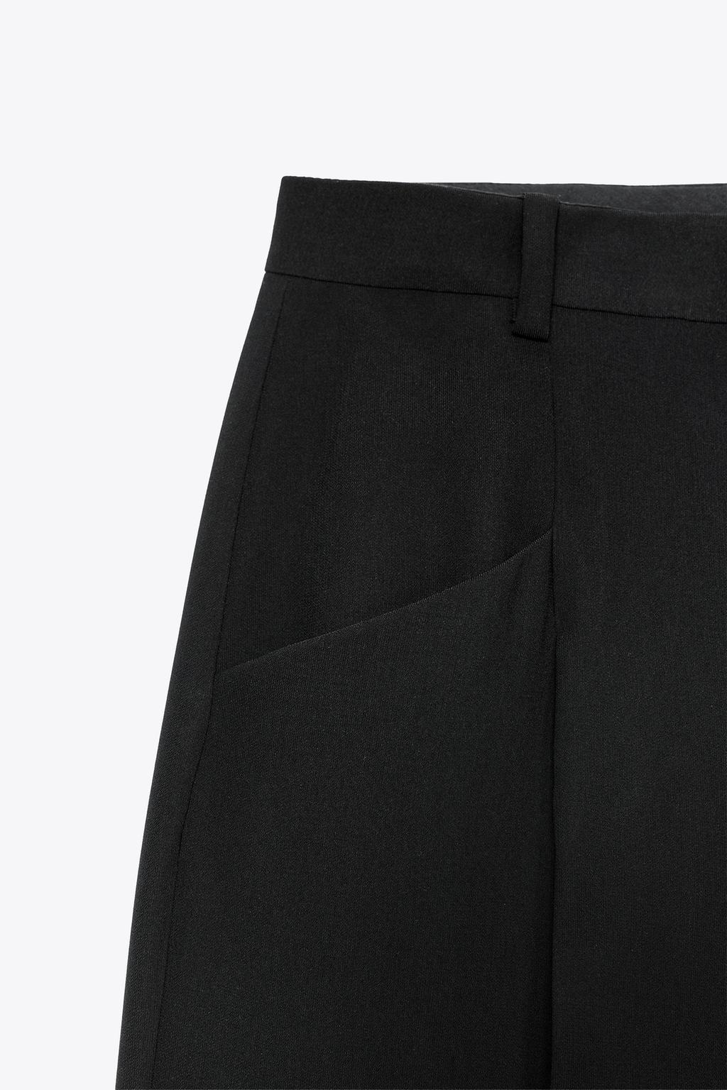 ШИРОКИЕ БРЮКИ С ЗАЩИПАМИ — ZW COLLECTION