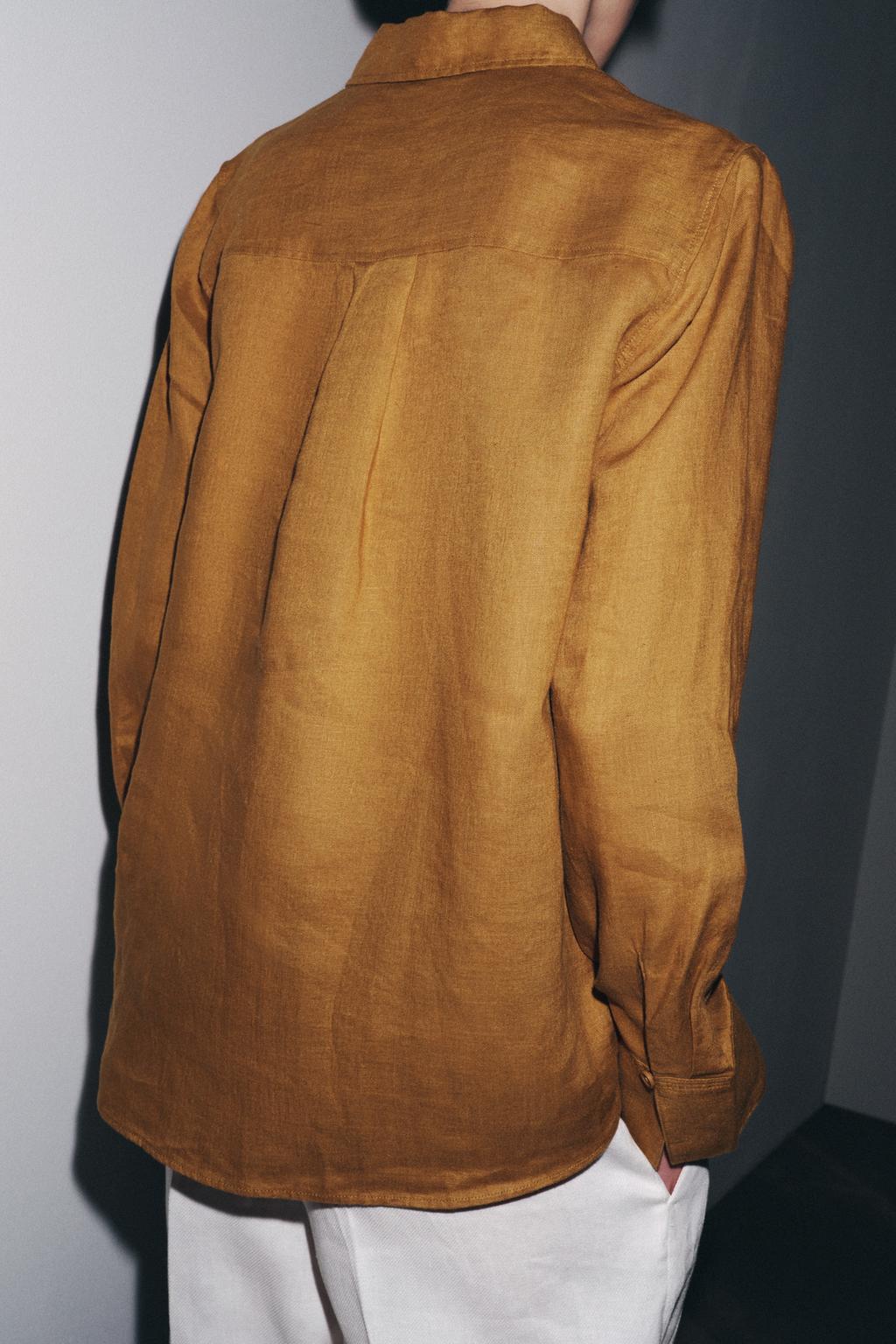 РУБАШКА ИЗ 100% ЛЬНА — ZW COLLECTION