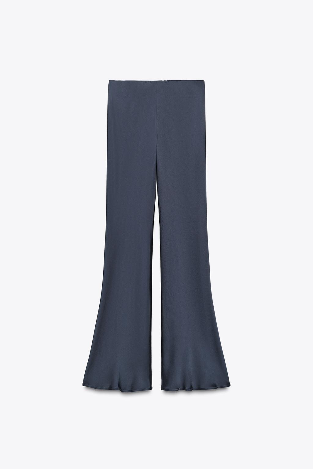АТЛАСНЫЕ БРЮКИ FLARED ZW COLLECTION