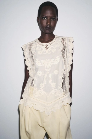 Рубашка с планкой и орюшами — ZW COLLECTION- Заказать в России