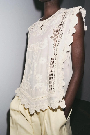 Рубашка с планкой и орюшами — ZW COLLECTION- Заказать в России