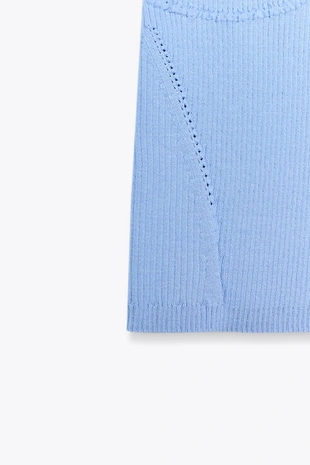 Облегающий трикотажный топ- Заказать в России