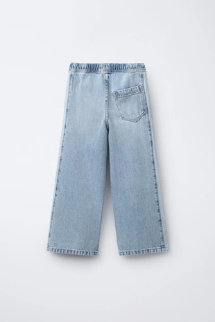 Mid-blue | 4676/710/427 - Zara Джинсы WIDE LEG