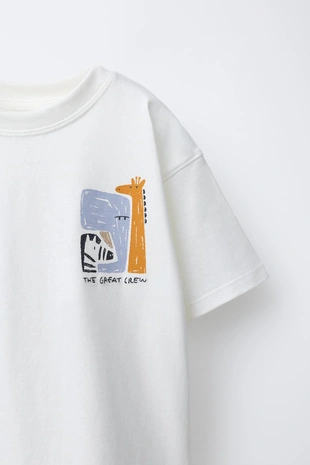 Футболка с принтом