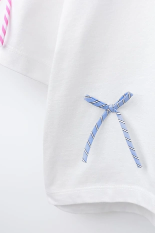 Футболка с бантиками- Заказать в России