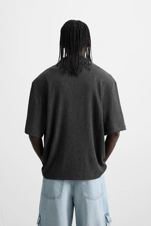 Рубашка из жатой ткани- Заказать в России