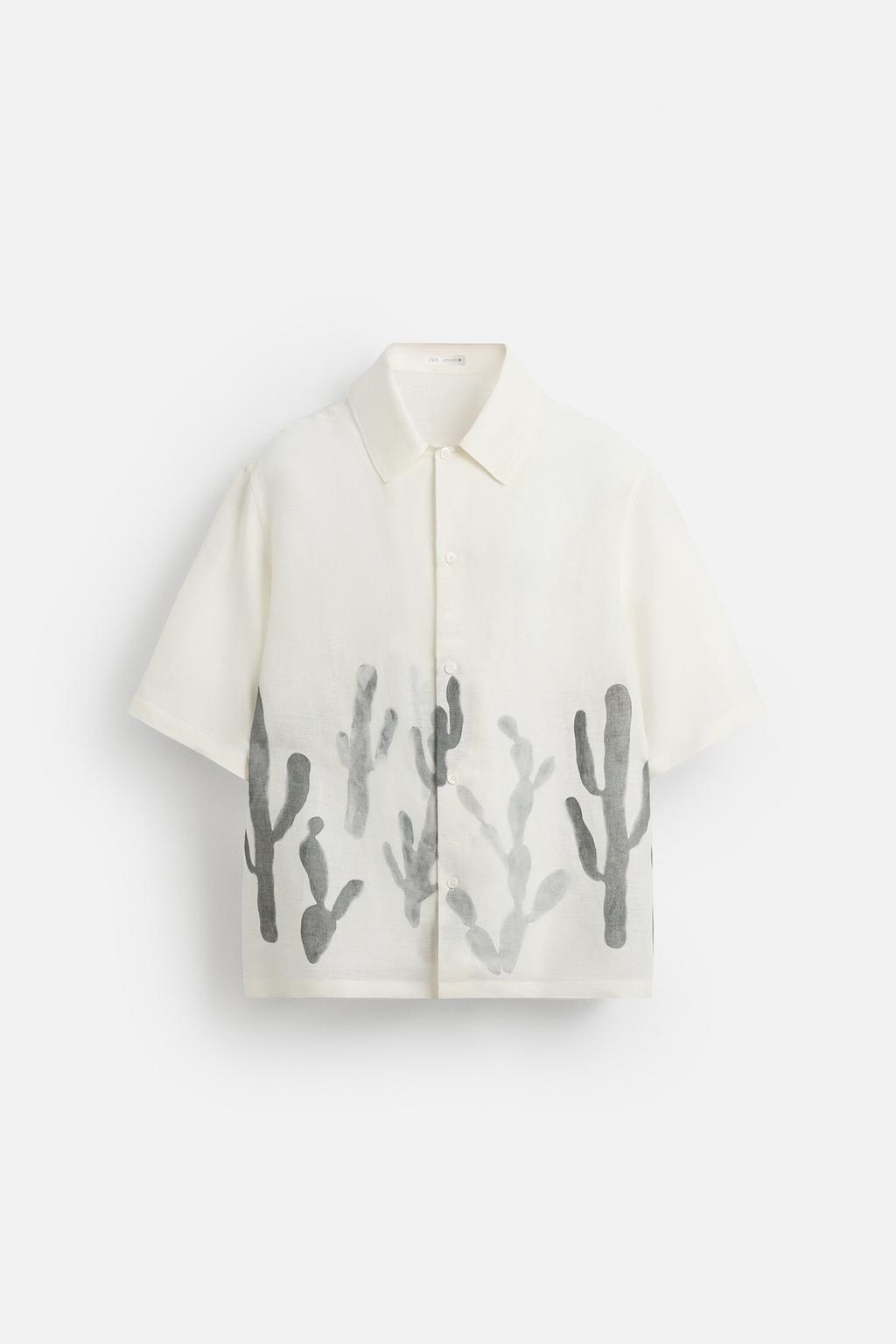 РУБАШКА ИЗО ЛЬНА И ВИСКОЗЫ CACTUS