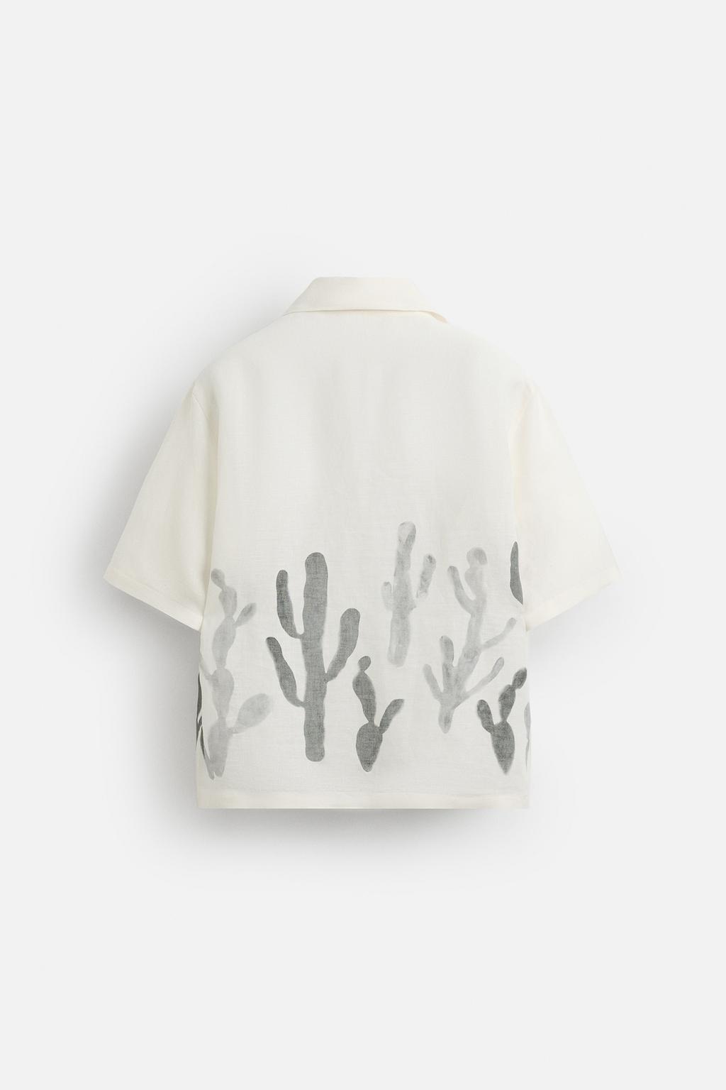 РУБАШКА ИЗО ЛЬНА И ВИСКОЗЫ CACTUS