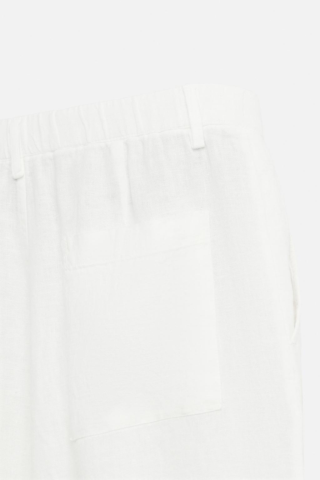 БРЮКИ RELAXED FIT ИЗ 100% ЛЬНА